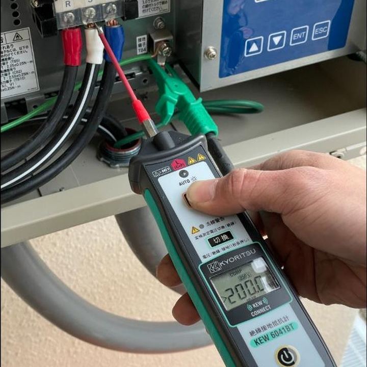 電気設備の絶縁抵抗測定